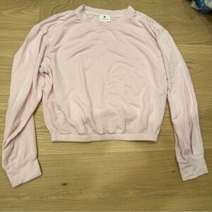 Sundry sz 2 pink long sleeve shirt